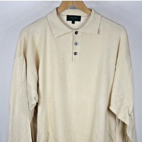 Tom James Men’s Polo Sweaters Made in Italy Sz XL - Picture 7 of 8